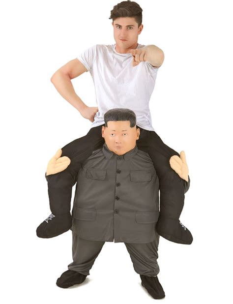 halloween costume kim jong un|kim jong un piggyback costume.